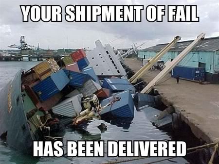 Joke and riddle topic Shipmentoffail