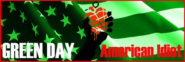 Mi coleccin de firmas Rockeras GreenDayAmericanIdiotBanner