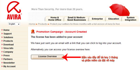 Đăng ký key Avira Premium Security Suite Antivirus v10 bản quyền miễn phí 3 tháng mãi mãi ... License-overview-avira-medium