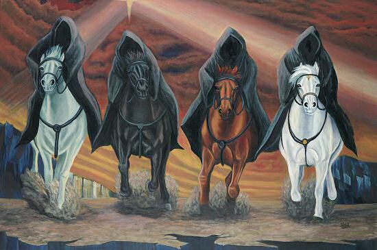 Die Apokalyptischen Reiter Four-horsemen-apocalypse