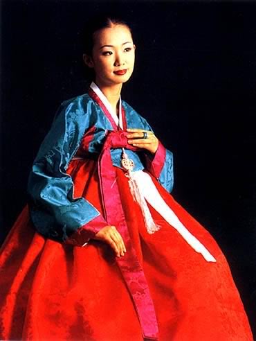 Hanbok (Geleneksel Kore Kıyafeti) Tcs01