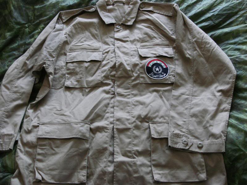 Tan 4 Pkt BDU Type Jacket with Middle Eastern patch-Iraqi?? DSCF0001_zpsae8ceae3