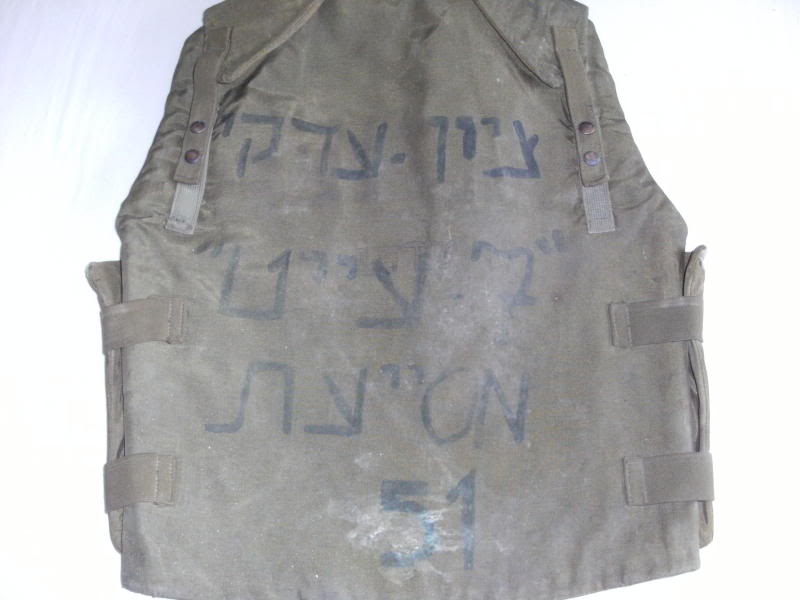 Israeli Flak Jacket-Tankers with graffiti. Fb450ae2