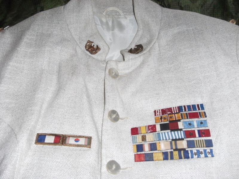 US Warrant Officer Badged Tunic Jacket,Korean Era, Hessian/Cheese cloth type material,very strange. DSCF0003_zps9cdb60fb