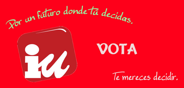 Campaña electoral de IU-CM Cartel_n2