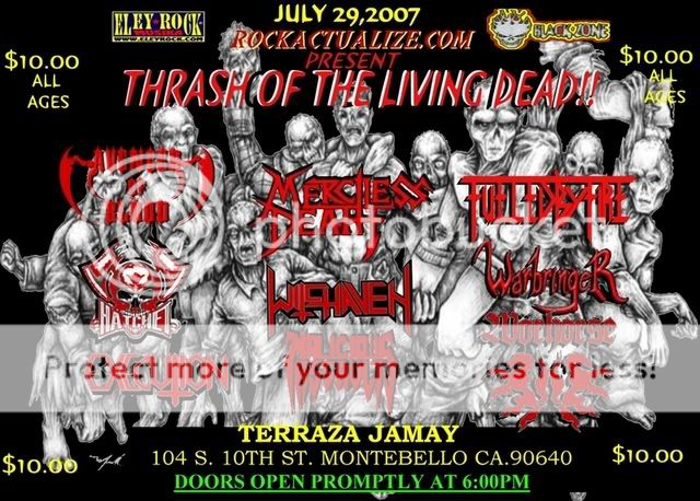 Thrash of the Living Dead !! JULY29FLYER