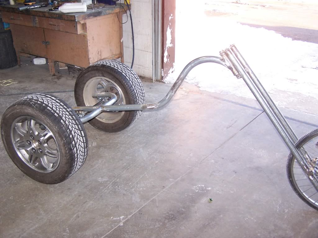 Will a m/c tire fit this car mag? Trike1