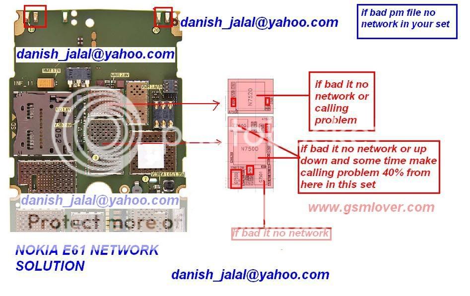 sưu tầm Phương pháp sửa sóng & sạc bằng hình ảnh cho nhiều đời máy. Nokiae61netdrqd0