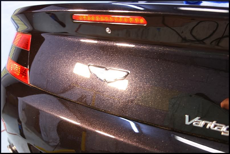 Detail a un Aston Martin Rearafter