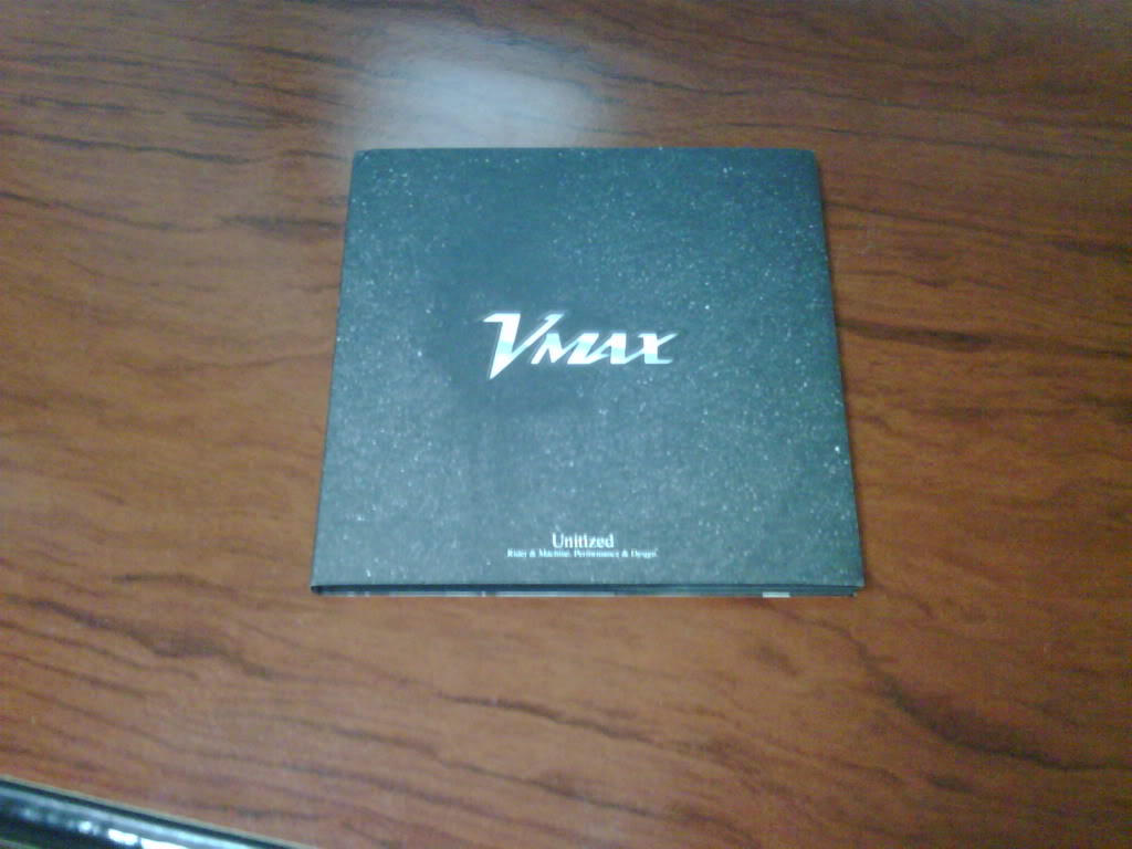 Vmax first owner pakket Vmax-kaft-boek