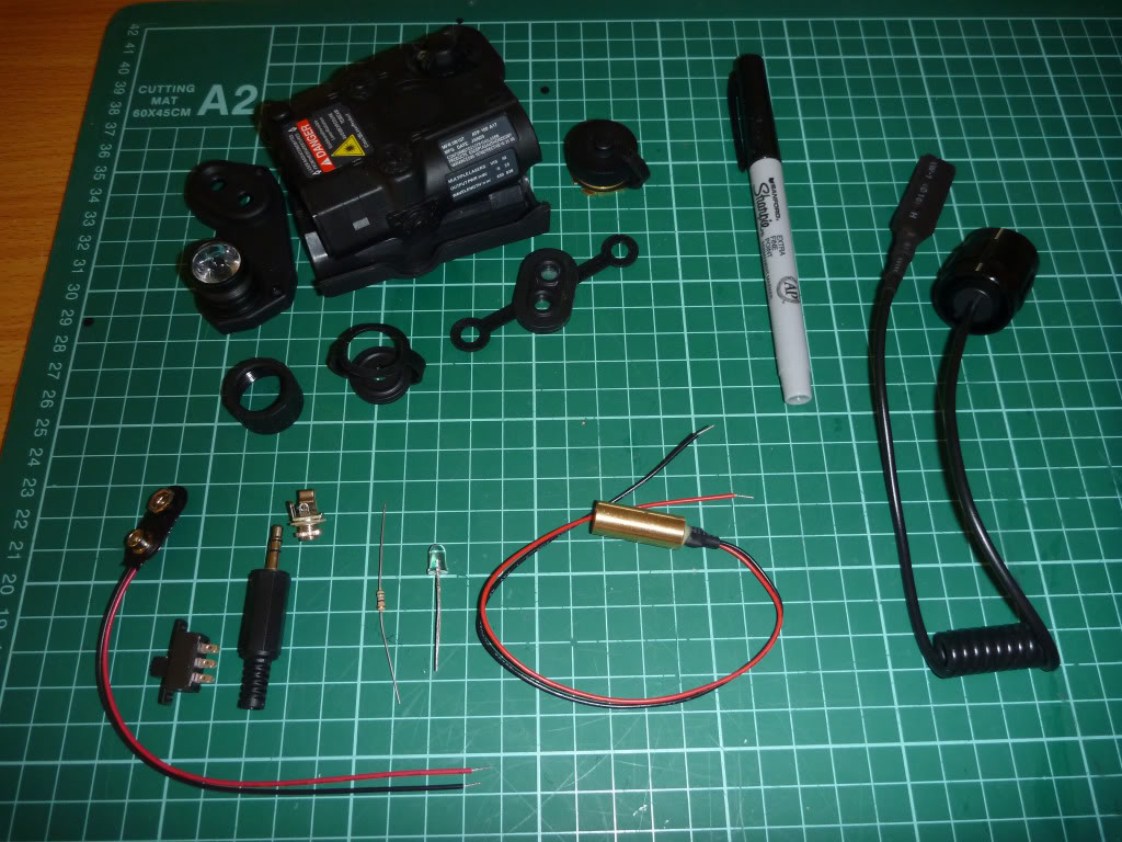 Australia-Legal PEQ-15 LAM (laser aiming module) homemade/mod PICTURE_01