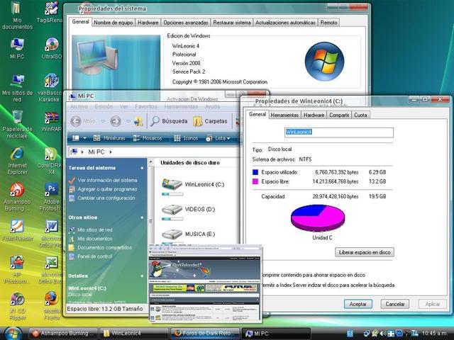 Windows XP SP2 Super Ligero v4.0 By Leonic Winleonic4-4