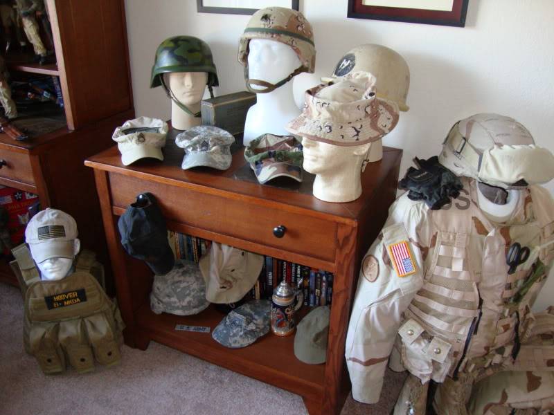 My helmet/headgear collection so far DSC00838-1