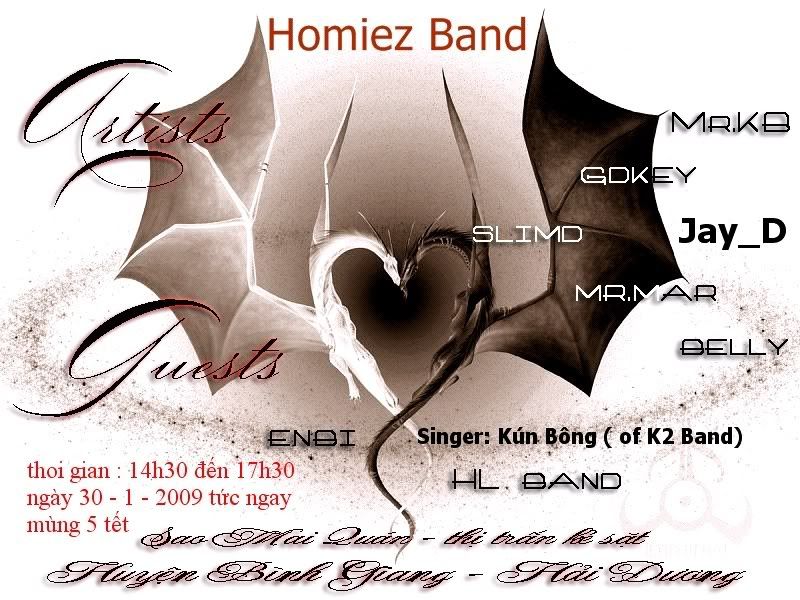 party show  homiez bandz và những người bạn B