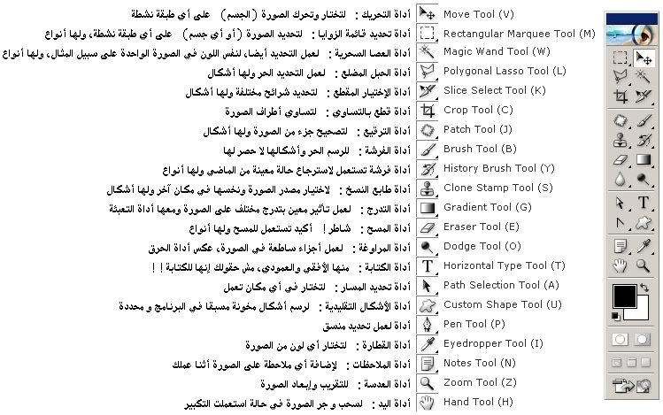 تعليم الفوتوشوب من البدايه وشرح بالصور خاص ToolsandOptionsPanel2