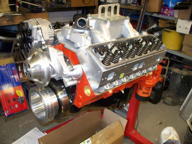 Small block chevy V8 build 2009hotrodnats106