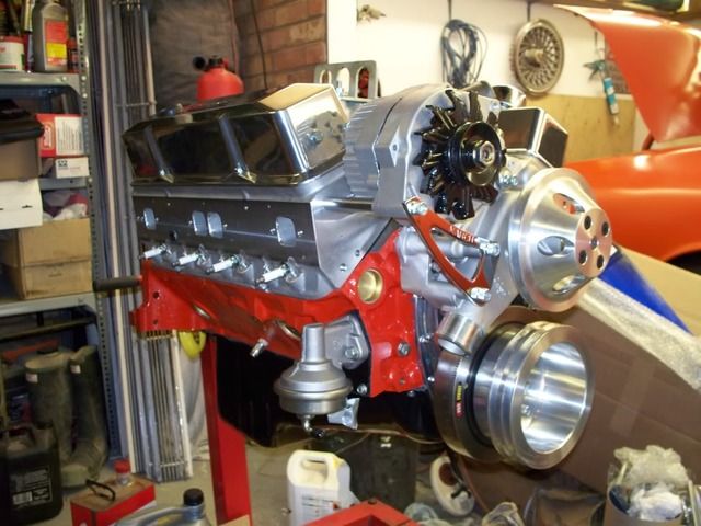 Small block chevy V8 build 2009hotrodnats112