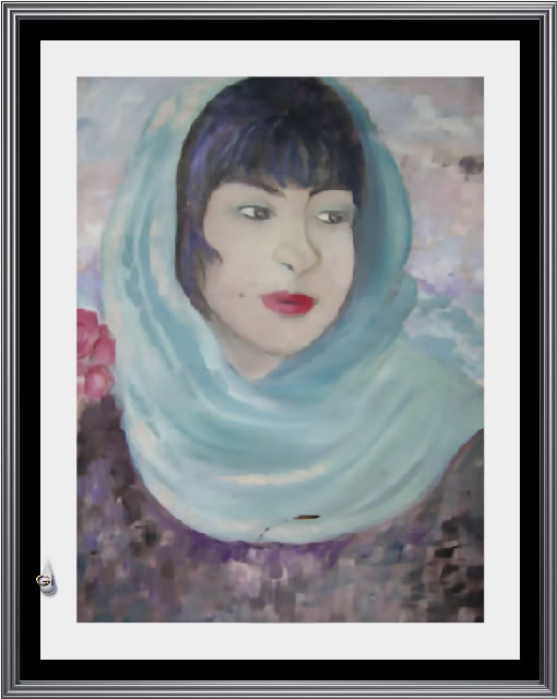 Ginette Villeneuve ~ peintures ou art virtuel Ginette-villeneuve-femme-au-voile-1