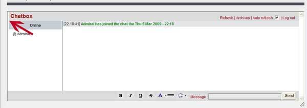 CSS help required please Chatbox-header