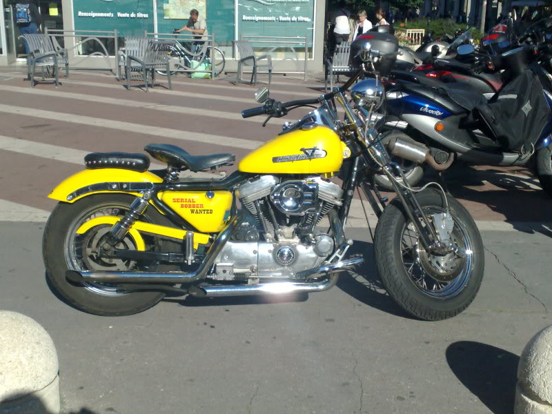 Sporty Bobber avec fourche springer Ab431