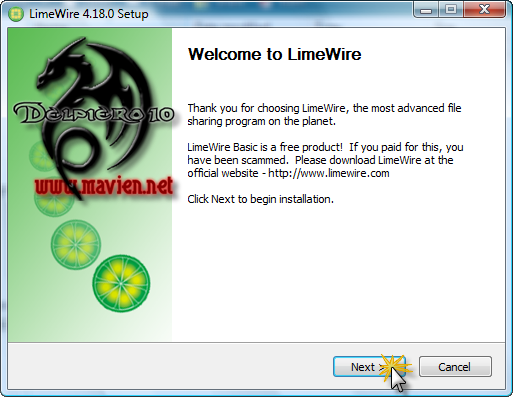    LimeWire 4.18.0.0     2-50