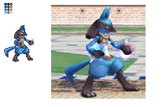 Moslander's sprite galleria,Lucario! Lucario-1