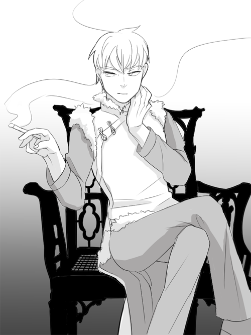 ฮัวเสีย - [Fanart]รวมแฟนอาร์ตเต้ามู่ ผิงเสีย/ฮัวเสีย : [update 23.11.14] Cigarettere_zps0bfa85d1