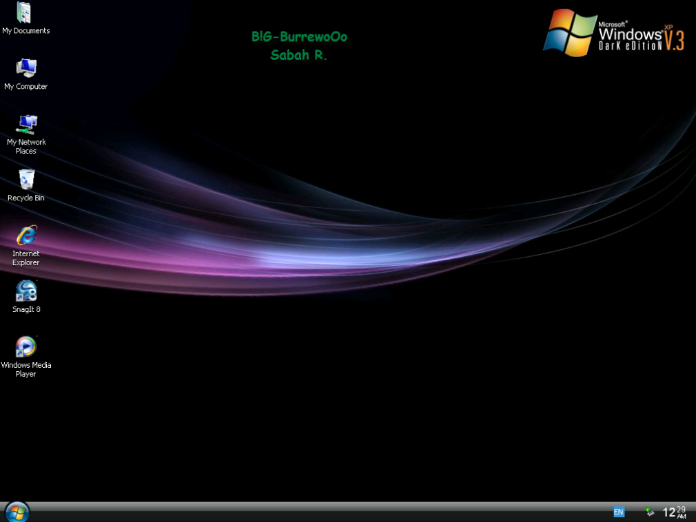         Windows XP Dark Edition v3 69