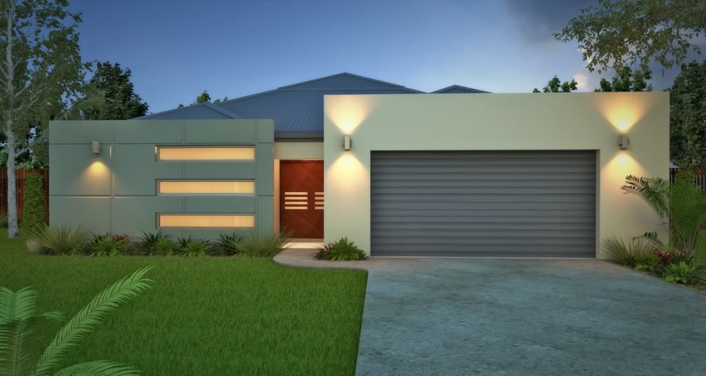 Simple Queensland Home 211Dusk