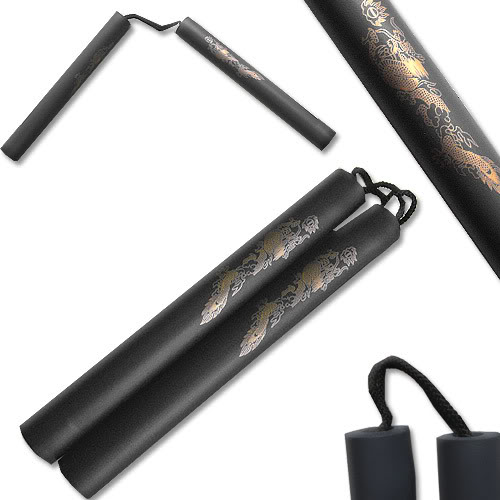 Binh khí võ hiện đại: Côn nhị khúc (Nunchaku) 801-BKFoamNumchuck