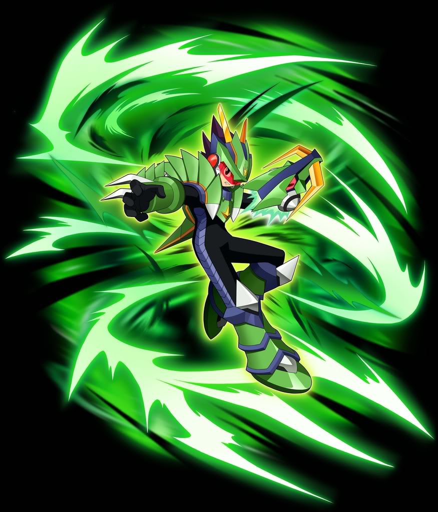 Megaman's Dragon Form GreenDragonMegaMan