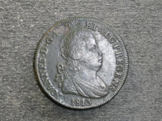 Portugal-pataco (Escudo oval) 1813 D joão Princ. Reg. CIMG0185