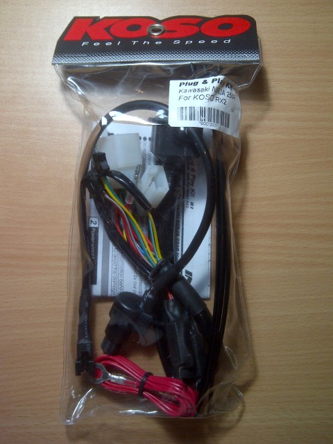 Plug n Play kit / kabel kit Koso RX2 untuk Ninja 250r IMG-20120318-00011