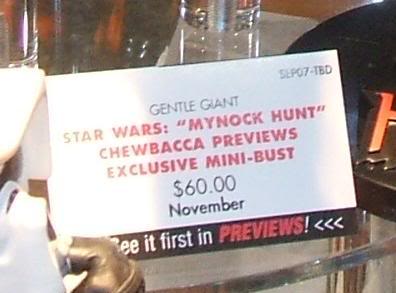 chewbacca exclusif mini bust Chewie