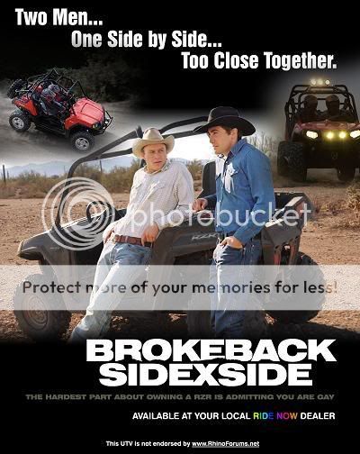 RZR S for sale Brokeback-poster