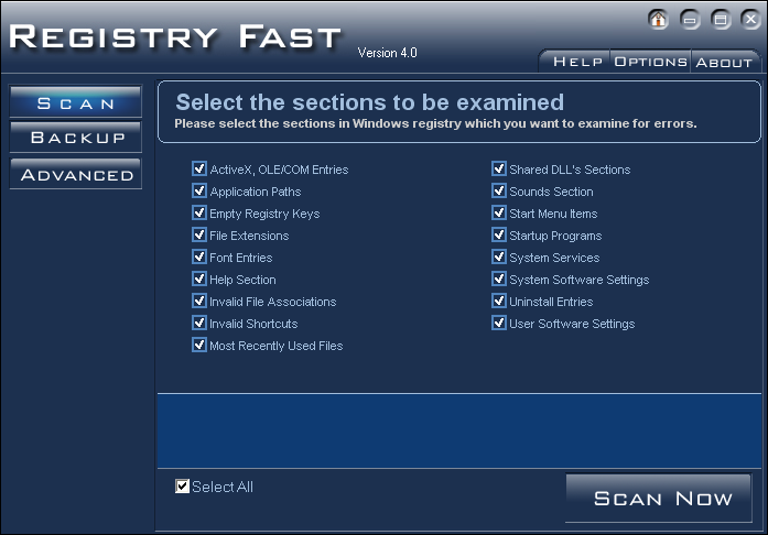 Registry Fast 4.0 incl Keygen Reg