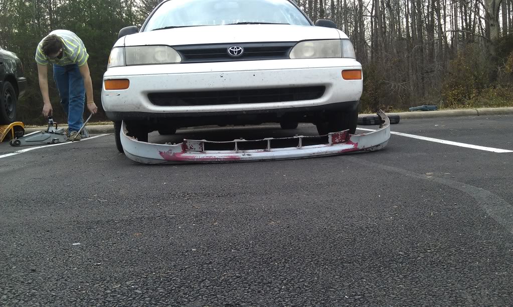 DIY OEM Integra front lip to usdm bumper IMAG1072