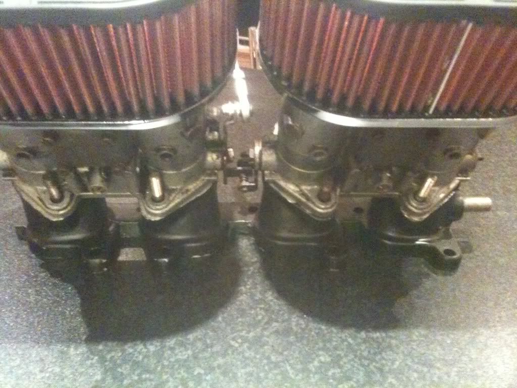 twin weber 40s. manifold. filter. linkages the whole shabang! 17a49f48