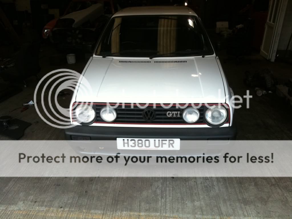 mk2 golf in alpine white. 8v 5 door. Ef645ee8