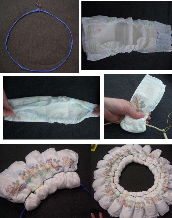 Pamperkrans Diaper20wreath20Step201