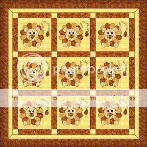 Gratis patronen (patchwork) Dresden20Lion