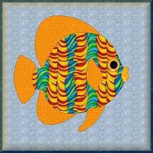 Gratis patronen (patchwork) Sunfish