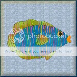 Gratis patronen (patchwork) Triggerfish