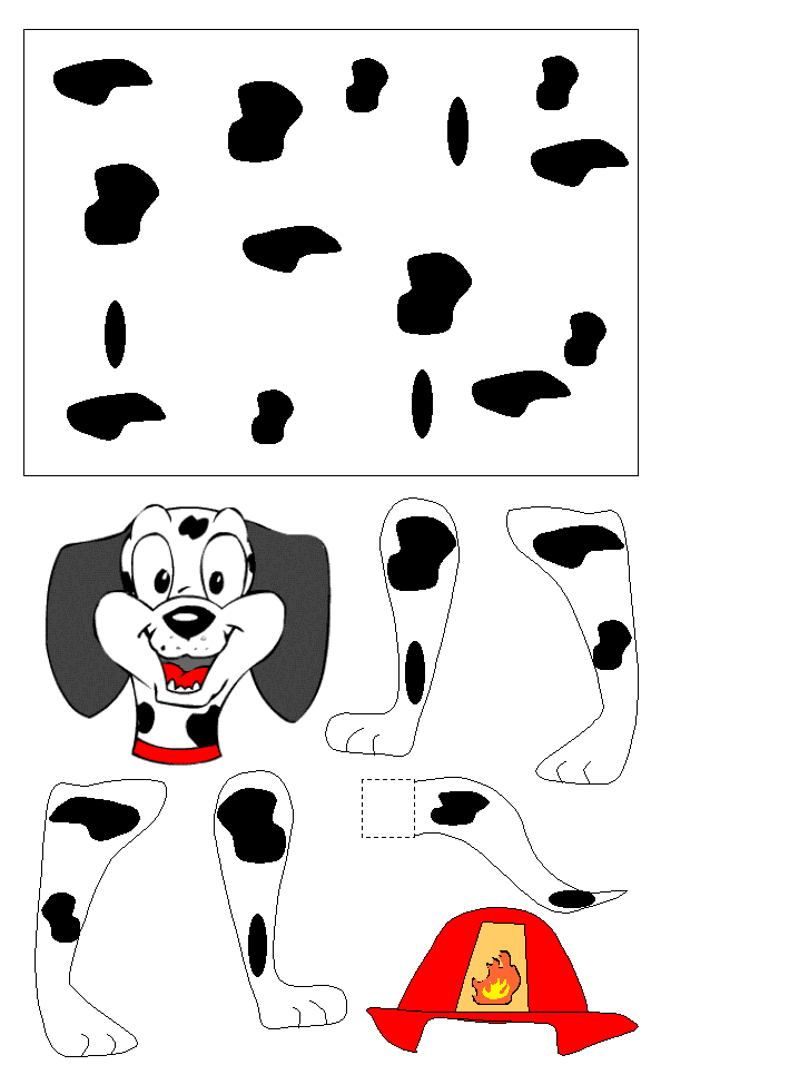 Knutselen met wc-rolletjes Disney Cdalmation