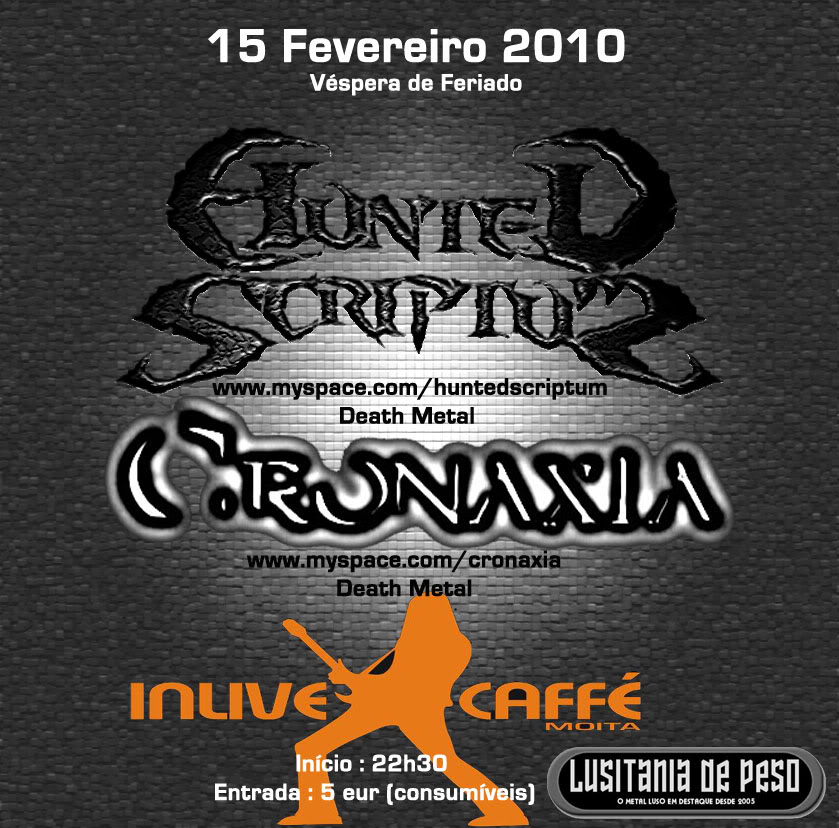 Cronaxia - Writing new songs Inlive