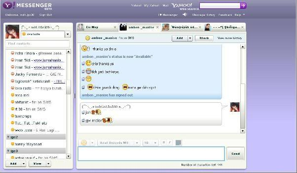 New! Yahoo! Messenger for the WebBETA Webbeta