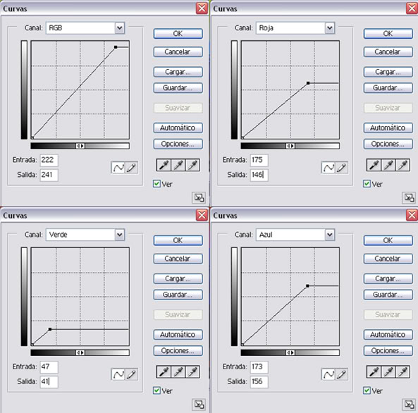 PHOTOSHOP ACTION || Proceso Cruzado Curvas2