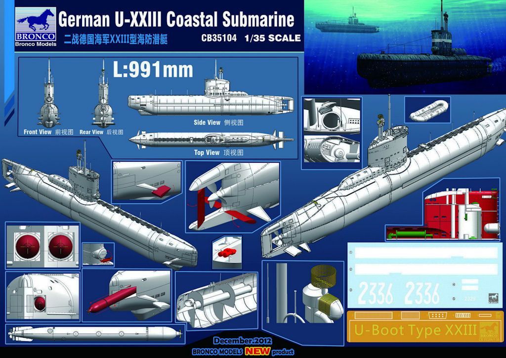 1/35 U-XXIII Coastal Submarine - Bronco Cb35104b_zps5cf72af0