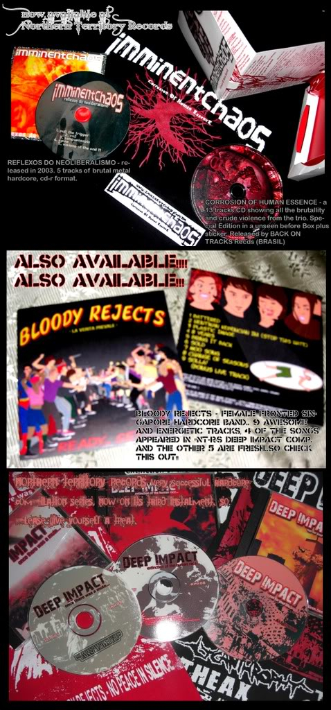 Imminent Chaos/Bloody Rejects CD Newflyer-1