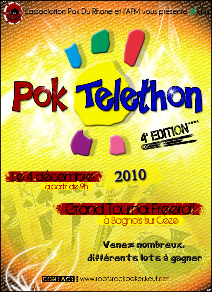 Affiche du téléthon